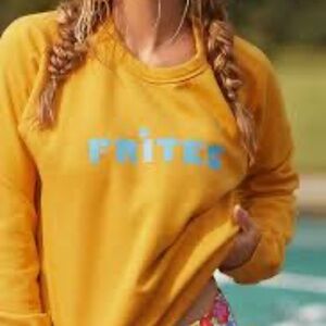 Clare V. Frites sweatshirt, size medium. Good condition, no flaws.